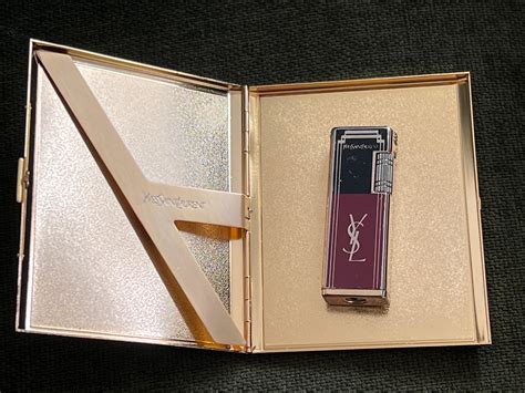 vintage ysl lighter|Yves Saint Laurent Lighter for sale .